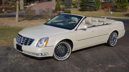 2009 cadillac dts deville convertible for sale~low miles~beautiful~new vogue chr