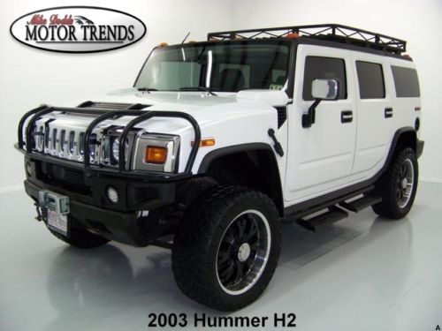 2003 hummer h2 4x4 lifted 22&#034; custom wheels nitto tires heated seats 85k