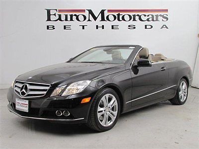 Mb certified cpo black leather navigation camera financing 12 almond convertible