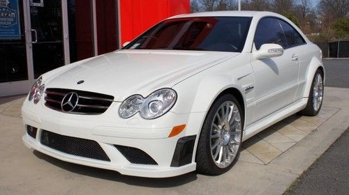 08 clk63 black series very rare white only 8k miles $0 dn $1161/month!