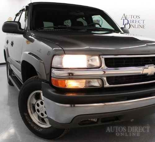 We finance 2002 chevrolet tahoe ls 4wd 86k 1 owner clean carfax cd 3rows 5.3l