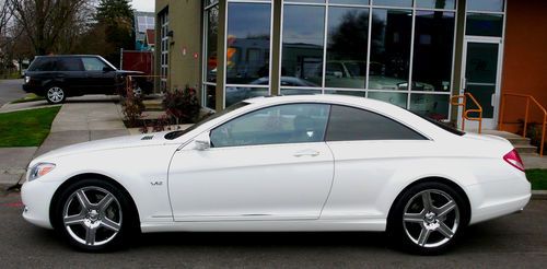 Mercedes cl600**only 27k miles**arctic white**night vision**distronic*keyless go