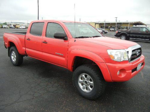 Double cab, 4wd, long bed, red, one owner