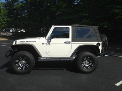 2007 jeep wrangler automatic 2 door 4x4 lifted custom wheels and more!