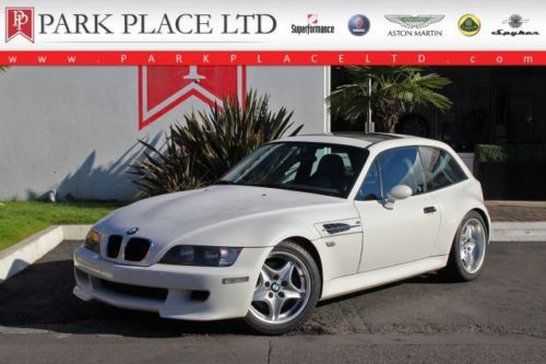 1999 bmw m-coupe, 3.2l i6, 5-speed manual alpine white over dk gray &amp; black