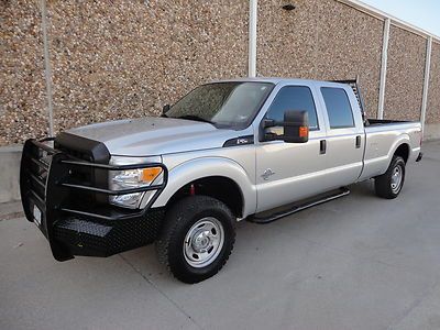 2011 ford f250 xl power package crew cab long bed-powerstroke diesel fx4-4x4