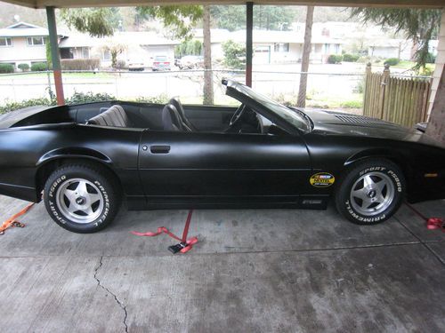 1989 chevy camaro convertible project