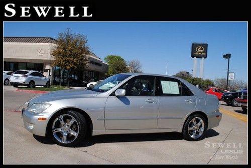 03 lexus is300 leather sunroof cd power seats one owner chrome wheels low miles