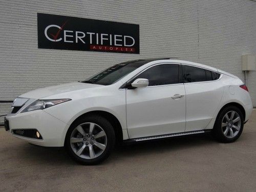 2010 acura zdx awd tech pack navigation sunroof leather rear camera heated seat