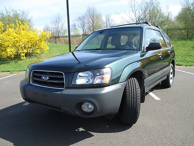 2003 subaru forester x automatic one owner keyless entry great on gas no reserve