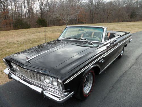 1963 plymouth fury convertible from private collection