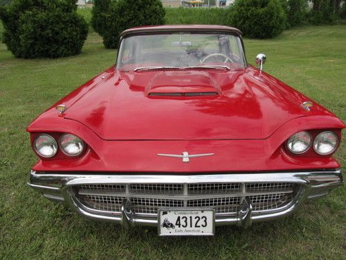 1960 ford thunderbird coupe 430  v-8 with tri power