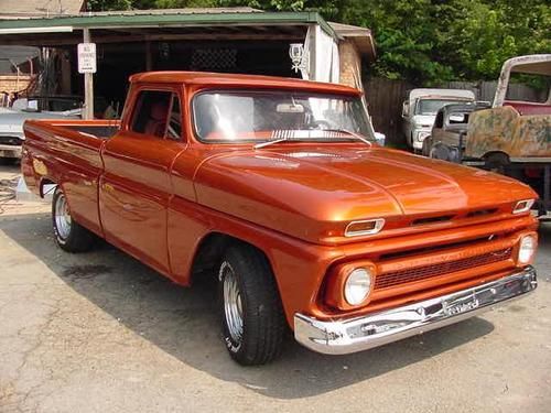 1965 , 64, 66 , 67 chevrolet custom pickup  truck 350 v8 really sharp