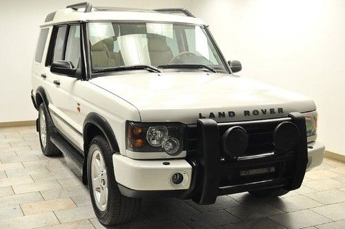 2004 land rover discovery se7 white/tan low miles trail ed