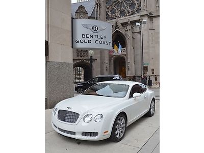2007 bentley gt coupe white . with ipod &amp; chrome grill call chris @ 630-624-3600