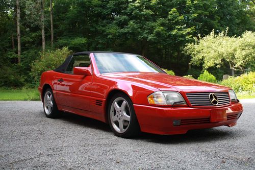 1990 mercedes benz 500sl  2 dr.convertible with removable hardtop