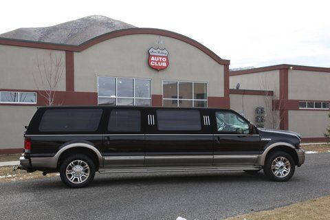 2005 ford excursion eddie bauer 6.0l 4wd limo 6 ft stretch