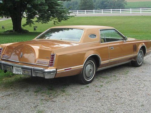 1978 lincoln mark v - one owner - excellent condition - smooth, quiet ride! look