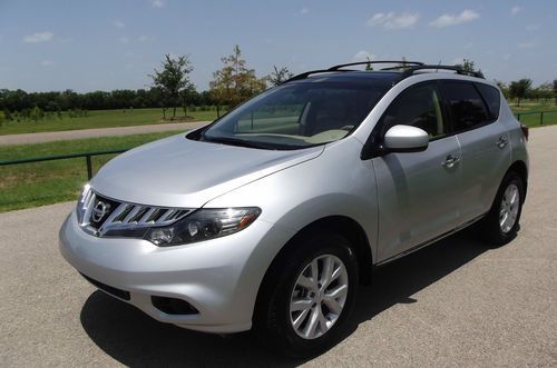 2012 nissan murano 3.5 sl rear view cam panoramic roof leather --- free shipping