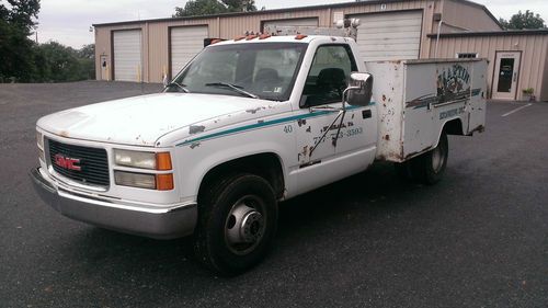 1995 chevy 3500 utility body and crane