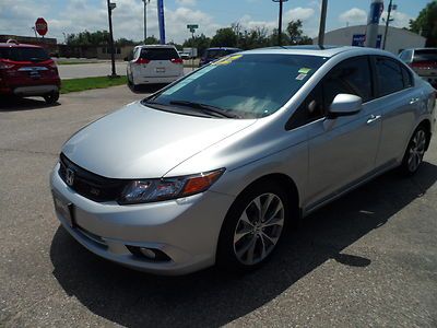 Hail sale 2012 honda civic si local trade with 11k miles 6speed navigation