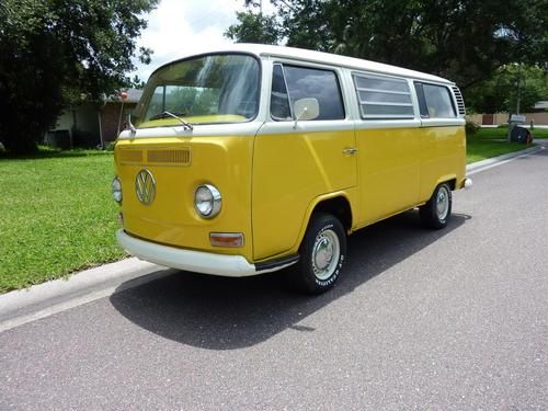 1972 vw bus with camper equipment