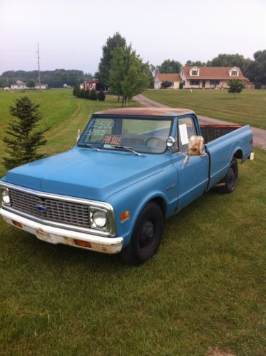 1972 chevy c20 , remanufactured 350 , 4 speed , take a look !!