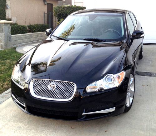 2009 jaguar xf luxury sedan 4-door 4.2l ebony black-must sell by 2/19!