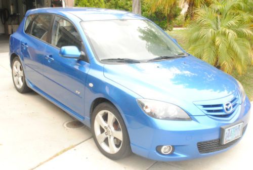 2006 electric blue mazda 3 s hatchback - low miles, single owner