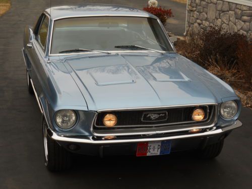 1968 mustang coupe 302 4v at ps disc brakes many clear photos two tone interior