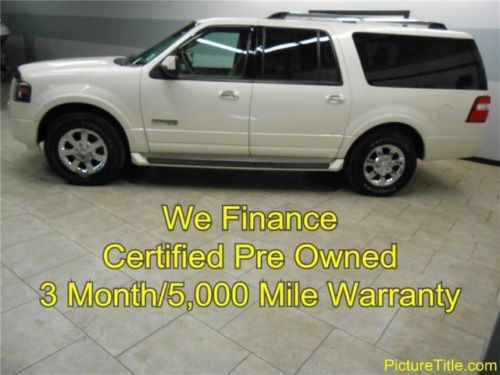 07 expedition el limited heated ac seats leather carfax certified warranty texas