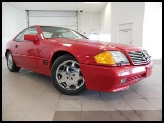 1991 mercedes benz 500sl convertible, 1 owner, service records, low miles, clean