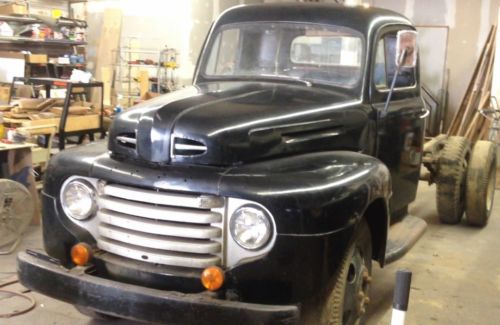 1950 ford f3 pickup truck cab &amp; chassis hot rod rat rod