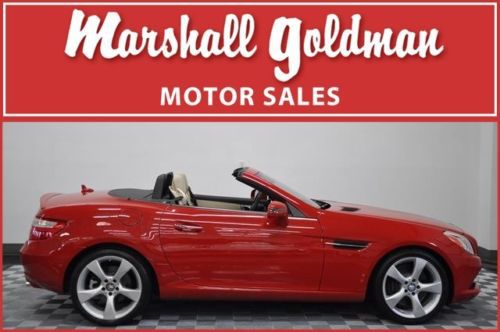 2012 mercedes benz slk 350 navi, pano roof mars red only 21,700 miles