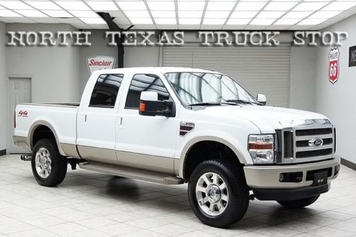 2008 ford f250 diesel 4x4 king ranch navigation heated leather texas truck