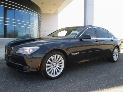 2010 bmw 750li xdrive black loaded with options 1 owner low miles stunning