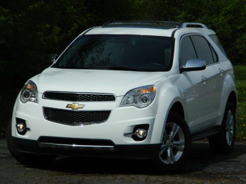2012 chevy equinox ltz lthr htd seat sunroof  backin camera extra clean low mile