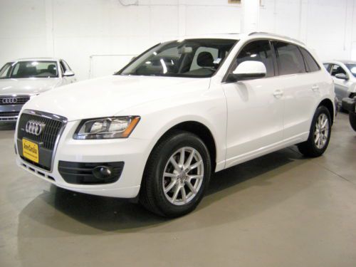 2012 q5 quattro premium leather pano roof carfax certified one fl owner warrant