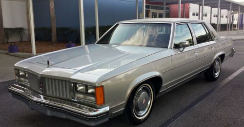 [[1979 oldsmobile ninety-eight 4 dr silver automatic factory a/c mint condition]