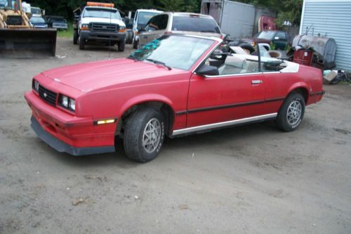 Rare, barn find 1984 cavalier f41 convertible with only 45k miles