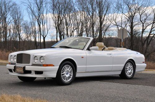 1999 bentley azure 37k miles, triple white, 2 fl owners from new &amp; well serviced