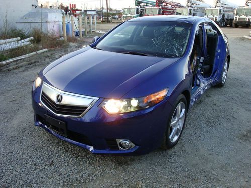 2011 acura tsx......4dr.....paddle shift.......sunroof......repairable / salvage