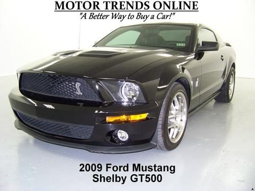 Shelby gt500 navigation coupe stripes brembo supercharged 2009 ford mustang 8k