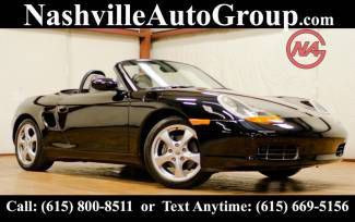 2002 black 5-speed boxster roadster 2-door leather low miles just serviced trade