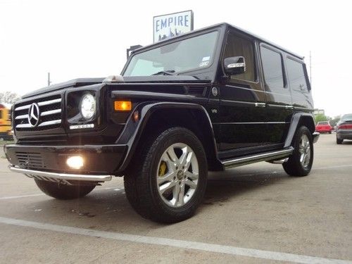 2010 mercedes g550 grand edition amg package 10k miles blk/ivory we finance