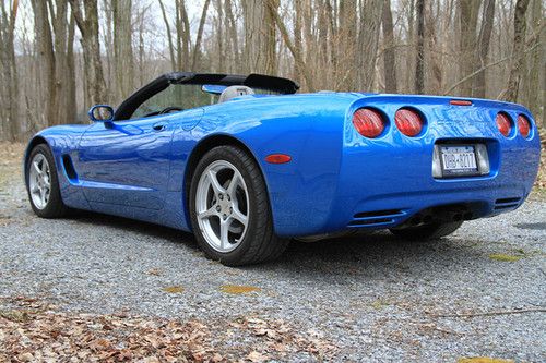 2000 corvette convertible - nassau blue/grey - 1/200 rare