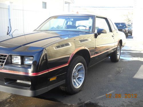 1986 chevrolet monte carlo ss coupe 2-door 5.0l, t-tops,one owner,29,500 miles