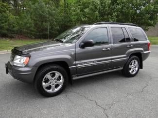 Jeep : 2004 grand cherokee overland 4.7l h.o. v8 4x4 great color low miles sharp