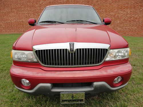 2002 lincoln navigator loaded leather 7 pass 5.4 ltr  tow pkg no rust no reserve