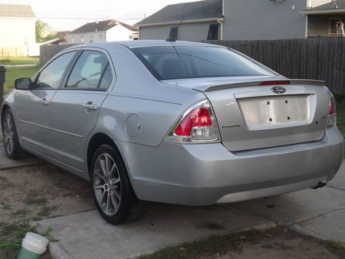2009 ford fusion se 4-door dohc fwd silver metallic low price